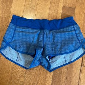 Lululemon Royal blue speed short